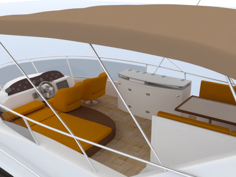 Sealine T50 3D Model