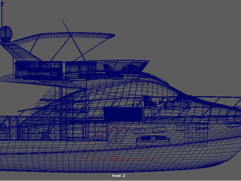 Sealine T50 3D 모델
