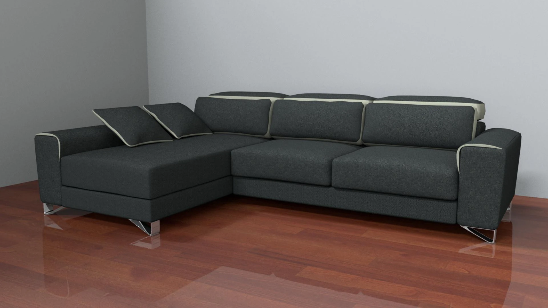 Family Sofa 3D Model .c4d .max .obj .3ds .fbx .stl .blend 