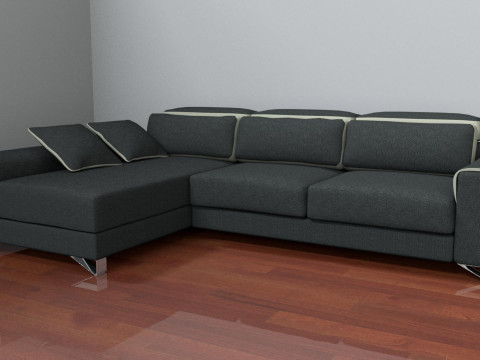 Family Sofa 3Dモデル