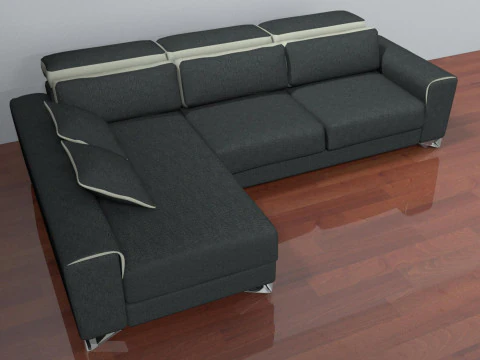 Family Sofa 3D Model
