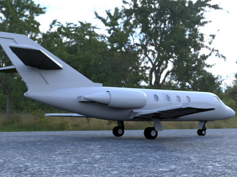 Dassault Falcon 200 3D Model