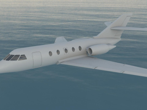 Dassault Falcon 200 3Dモデル