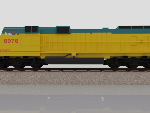 Centennials Locomotive 3D Model