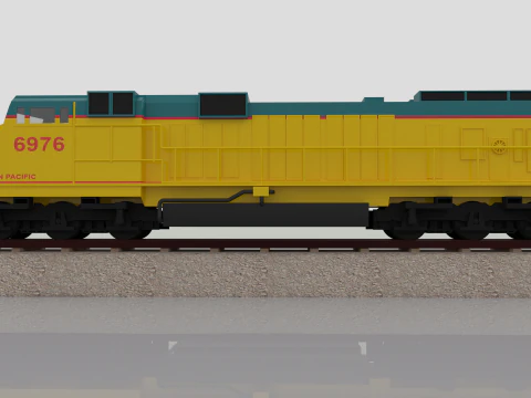 Centennials Locomotive 3D Model