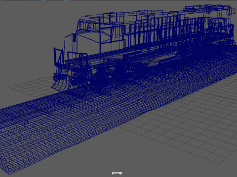 Centennials Locomotive 3D Model