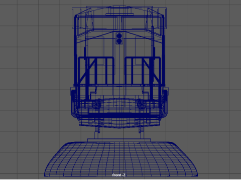 Centennials Locomotive 3D Model
