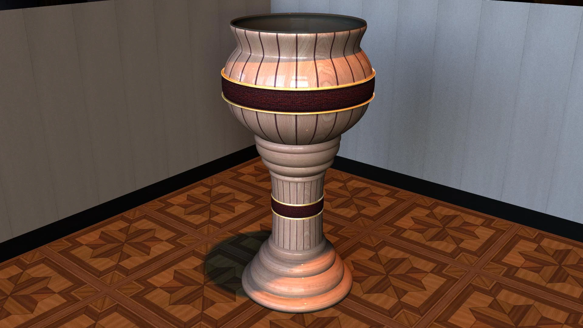 Vaso Decorativo Modelo 3D .c4d .max .obj .3ds .fbx .stl .blend 