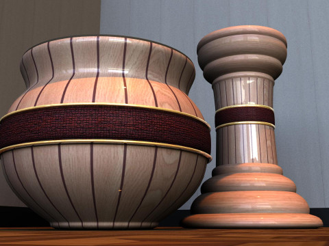 Decorative Flowerpot 3Dモデル