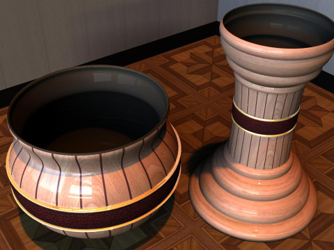 Decorative Flowerpot 3Dモデル