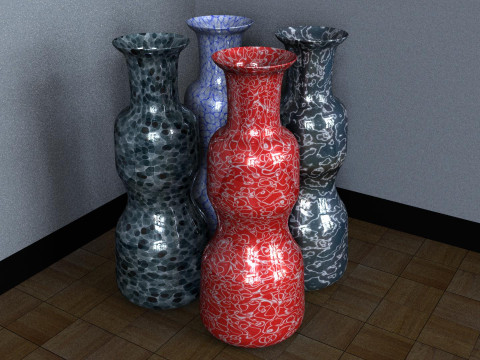 Decorative Flowerpot 3Dモデル