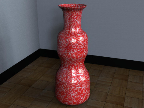 Decorative Flowerpot 3Dモデル