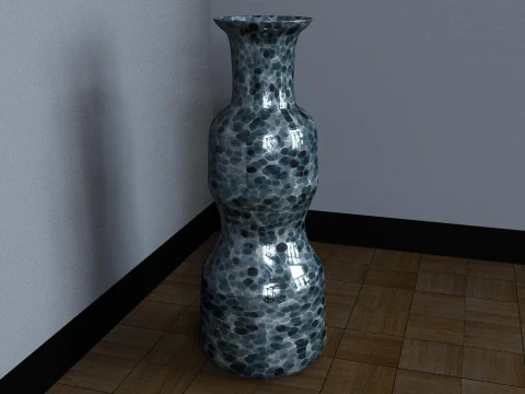Decorative Flowerpot 3D Model