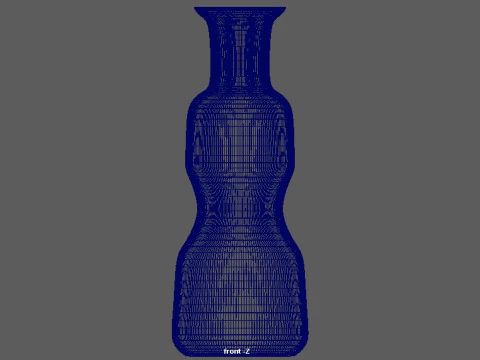 Decorative Flowerpot 3D Model