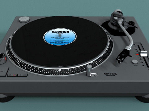 Professional Turntable 3D मॉडल