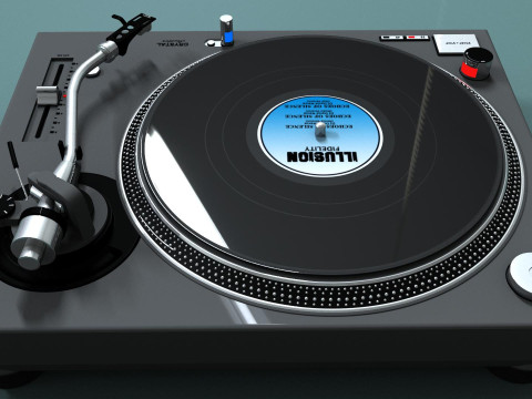 Professional Turntable 3D-Modell