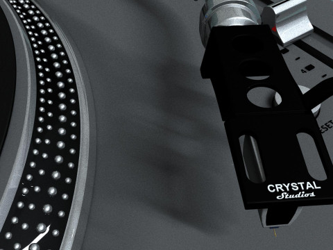 Professional Turntable 3D-Modell