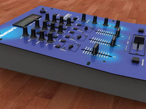 Dj MIxer Equipment 3D Model