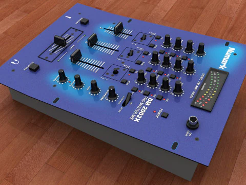 Dj MIxer Equipment 3D Model
