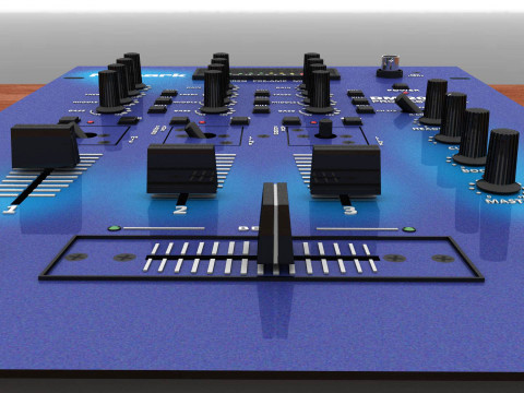 Dj MIxer Equipment 3Dモデル