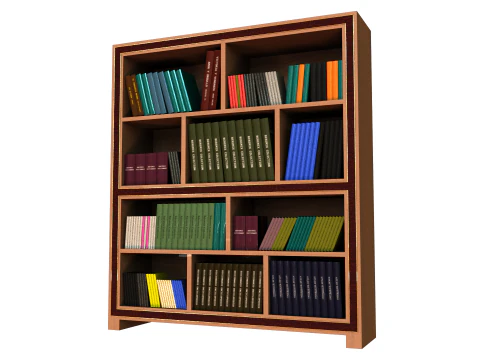 Library 3D Model