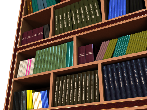 Library 3D Model