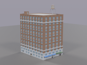 new-york building1 3D मॉडल