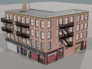 new-york building2 3D मॉडल