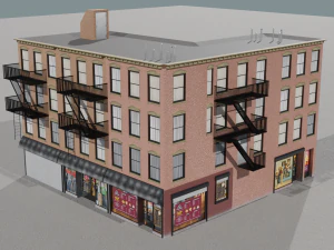 нью-йоркська будівля 2 3D Модель