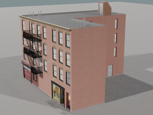 new-york building2 3D मॉडल