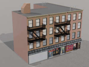 new-york building2 3D मॉडल
