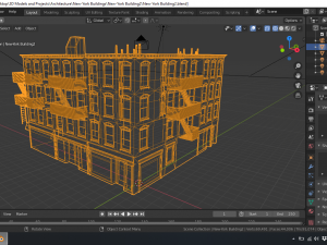 new-york building2 3D मॉडल