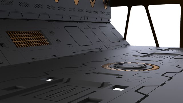 sci-fi panels kitbash set 3D Модель .c4d .max .obj .3ds .fbx .stl .blend 