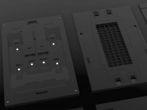 set kitbash panel fiksi ilmiah Model 3D