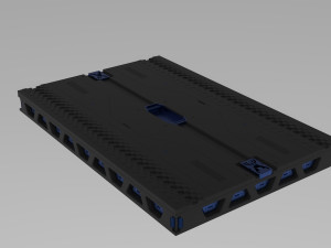sci-fi panels kit collection 3D Model