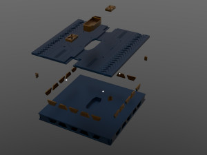 sci-fi panels kit collection 3D Model