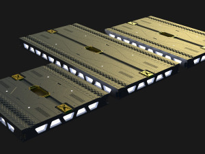 sci-fi panels kit collection 3D Model