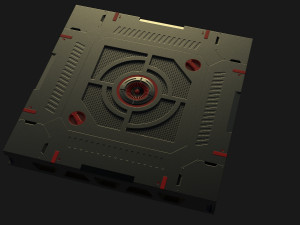 sci-fi panels kit collection 3D Model