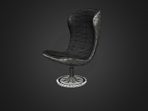 sci-fi office furniture kit low-poly 3D मॉडल