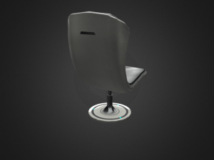 sci-fi office furniture kit low-poly 3D मॉडल