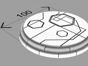 ancient alien sci-fi building set 3d print model 3D 프린트 모델