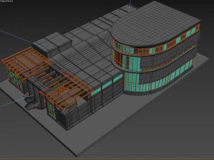 destroyed building 3D Model