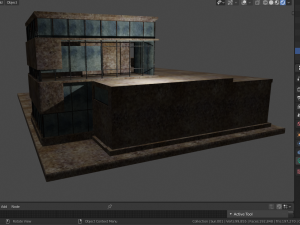 destroyed building 3D Model