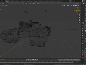 sci-fi tank 3D Модель