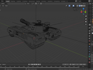 sci-fi tank 3D Модель
