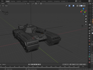 sci-fi tank 3D Модель