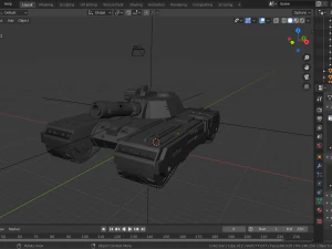 sci-fi tank 3D Model