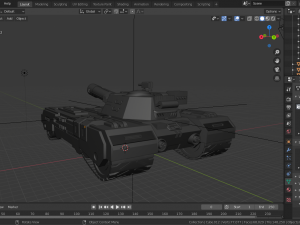 sci-fi tank 3D Модель