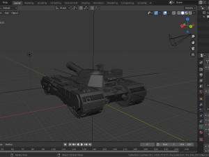 sci-fi tank 3D Модель