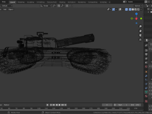 sci-fi tank 3D Модель